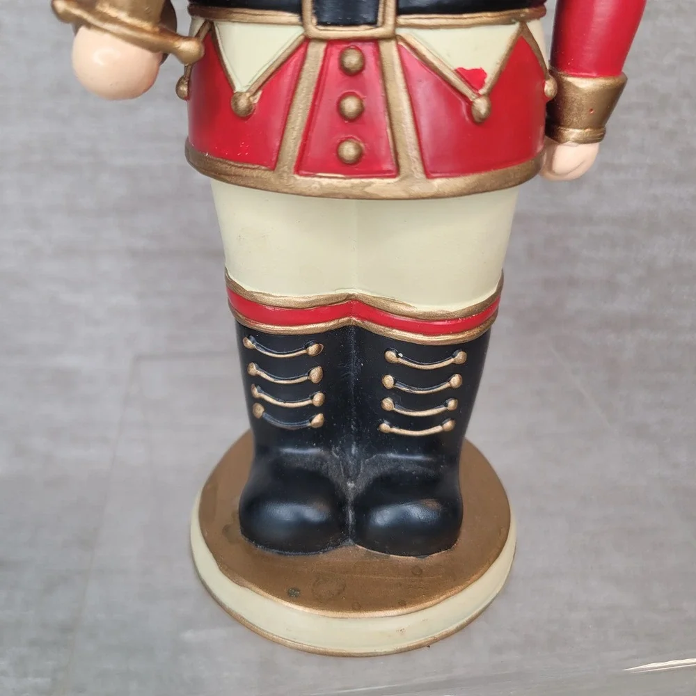 Nutcracker Soap Dispenser Red Gold Christmas Holiday Decor